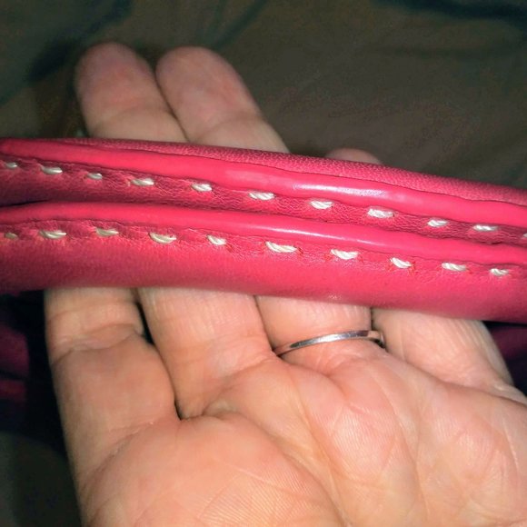 Ann Taylor smooth soft leather tote bag Pink - Picture 15 of 15